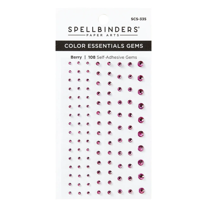 Spellbinders kleebitavad kivikesed, Berry 108 tk