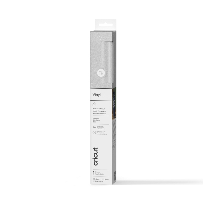 Cricut Smart vinüül "Shimmer Silver" 0,9 m (püsiv)