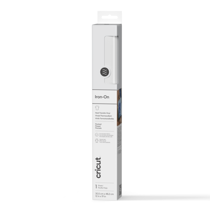 Cricut Flocked Iron-On, White