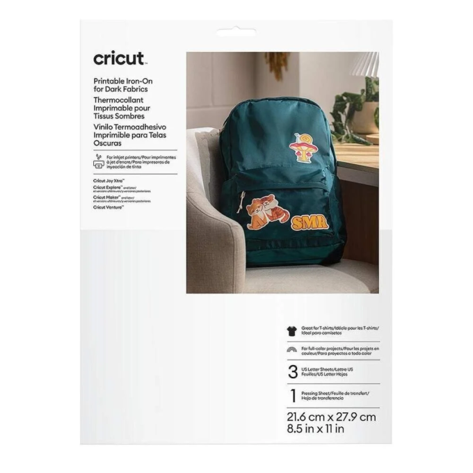 Cricut prinditav Iron-On tumedale kangale, A4