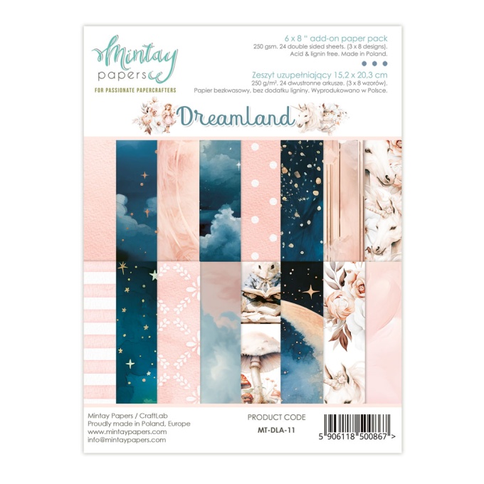 Disainpaberite plokk "Dreamland"