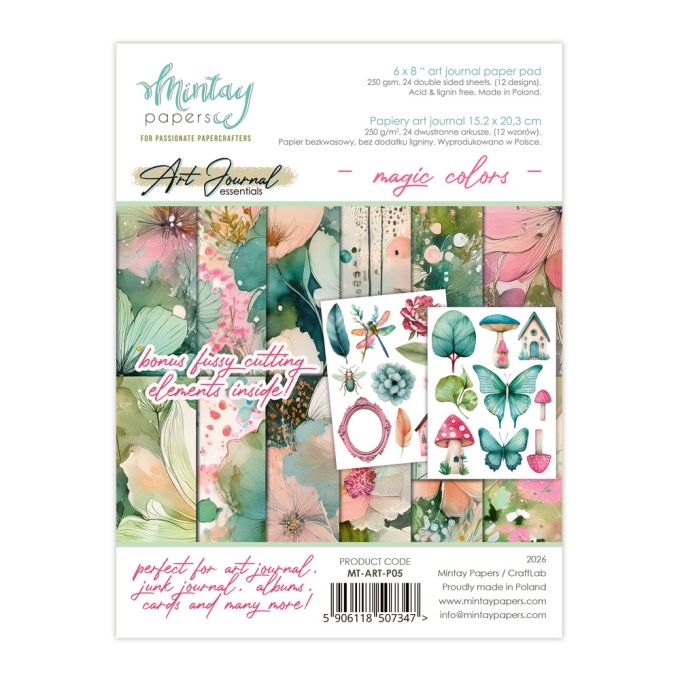 Disainpaberite plokk "Magic Colors"