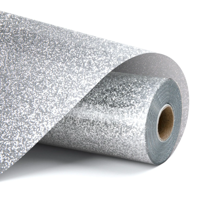 LOKLiK HTV Glitter Silver 0,9 m