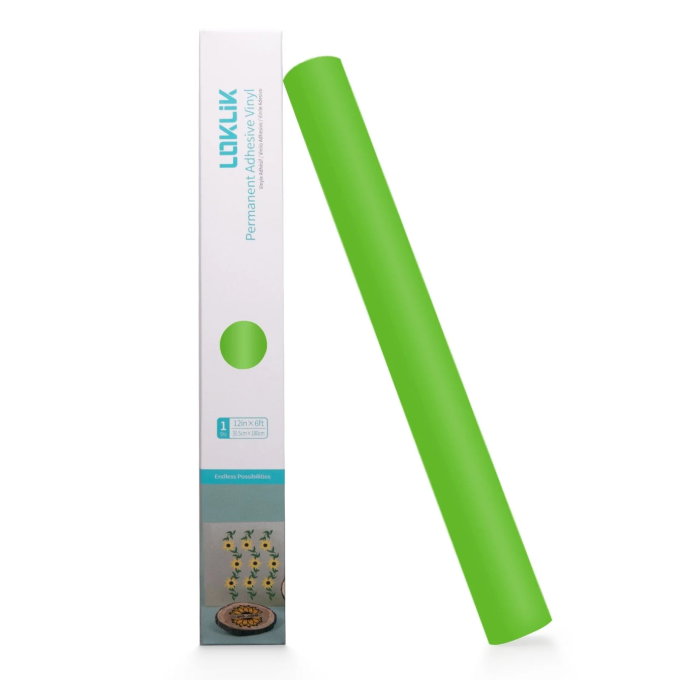 LOKLiK püsiv vinüül Matte Apple Green 1,8 m