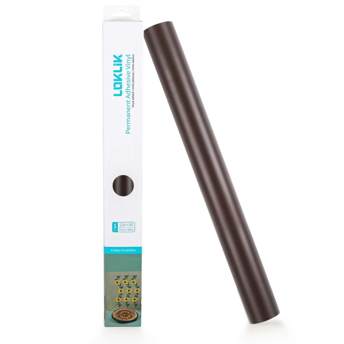LOKLiK püsiv vinüül Matte Dark Coffee 1,8 m