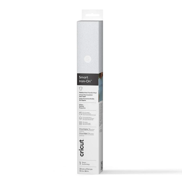 Smart Iron-On Glitter White 0,9 m