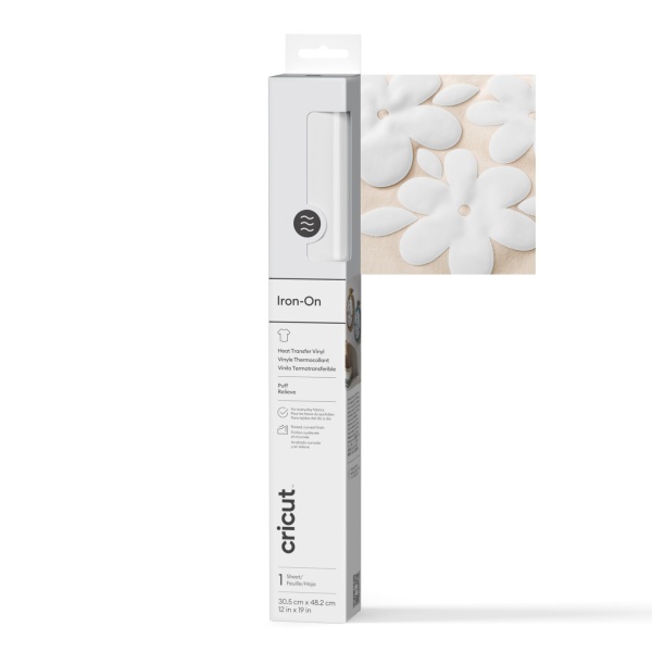 Cricut Puff Iron-On, White