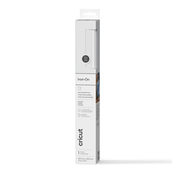 Cricut Flocked Iron-On, White