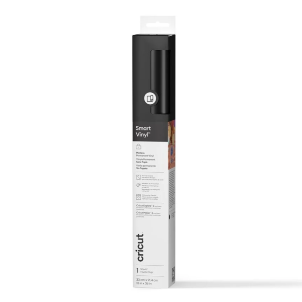 Cricut Smart Vinüül, Black 0,9 m