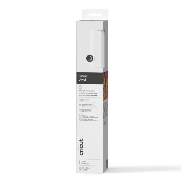 Cricut Smart vinüül, valge 3,7 m (püsiv)