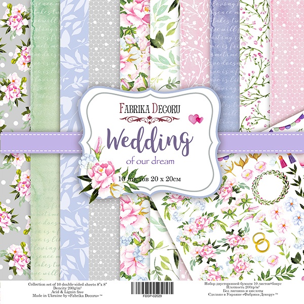 Wedding of Our Dream 20 x 20 cm