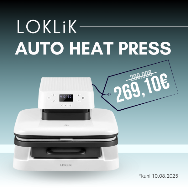 LOKLiK Auto Heat Press, White