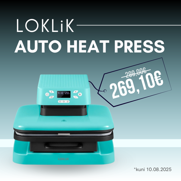 LOKLiK Auto Heat Press, Blue
