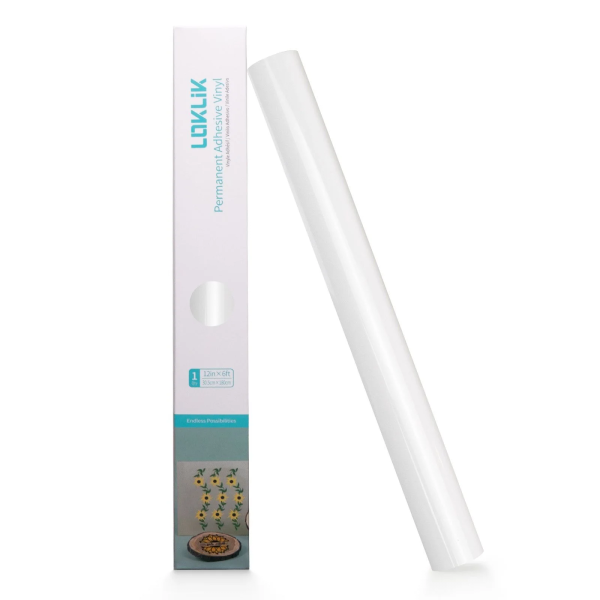 LOKLiK püsiv vinüül, Glossy White 1,8 m