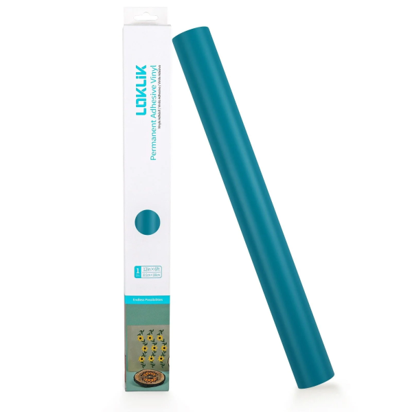 LOKLiK püsiv vinüül Matte Teal 1,8 m