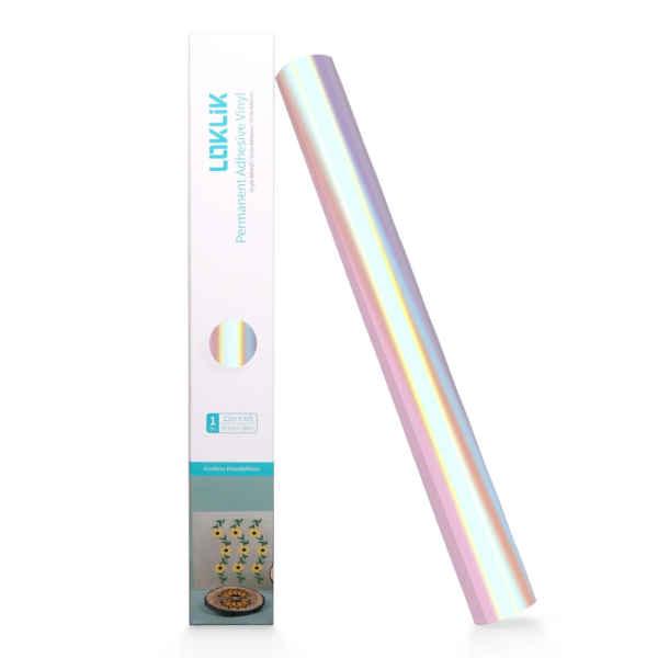 LOKLiK püsiv vinüül Holo Iridescent Pink 0,9 m