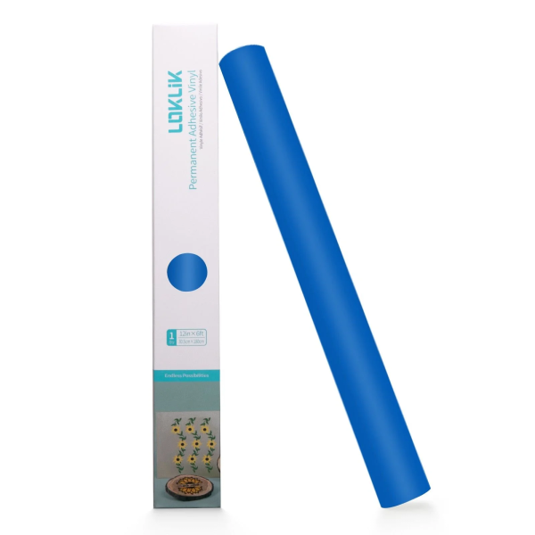 LOKLiK püsiv vinüül Matte Blue 1,8 m