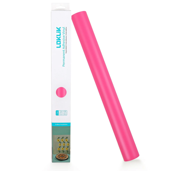 LOKLiK püsiv vinüül Matte Pink 1,8 m