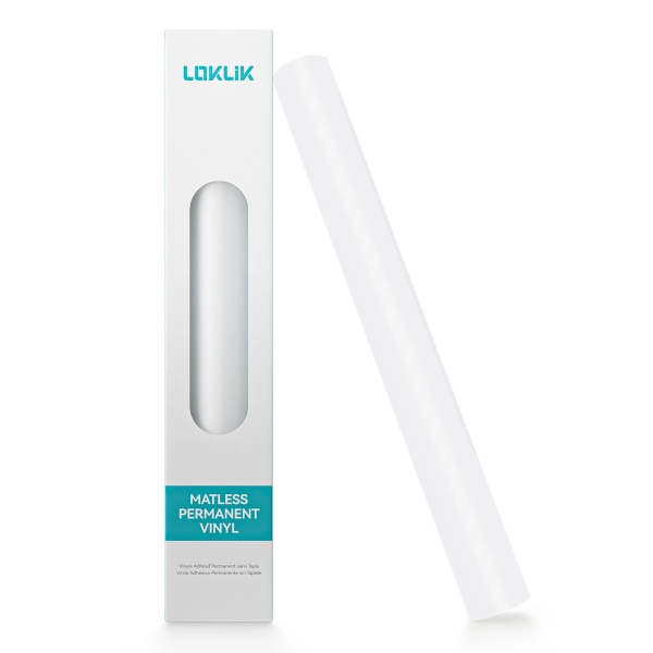 LOKLiK Matless püsiv vinüül, Matte White 3 m