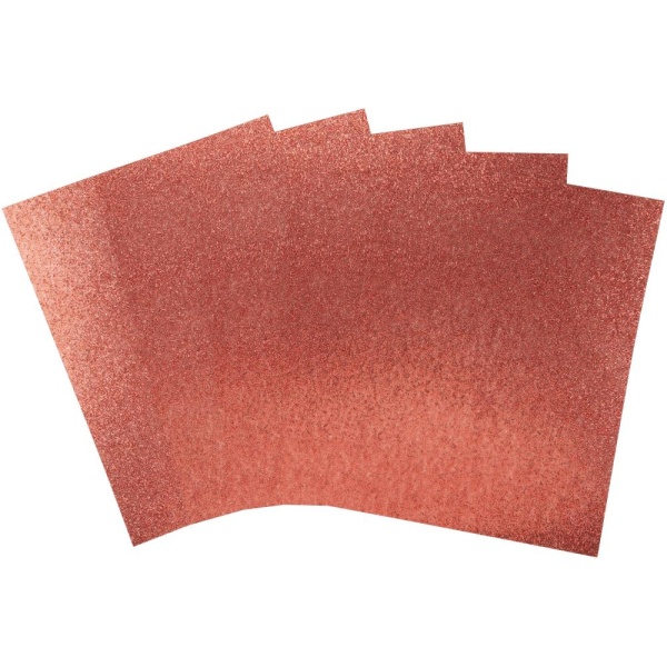 Glitterkartong "Scarlet",  230 g/m² Letter