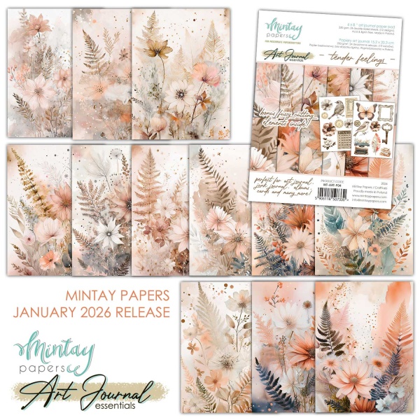 Disainpaberite plokk "Tender feelings"