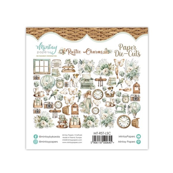 Rustic Charms väljalõiked 60 tk