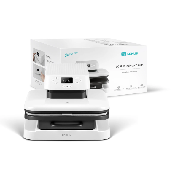LOKLiK Auto Heat Press, White