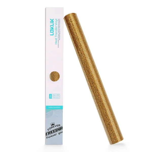 LOKLiK HTV Glitter Gold 0,9 m