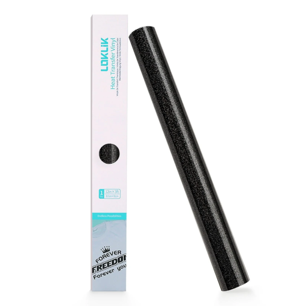 LOKLiK HTV Glitter Black 0,9 m