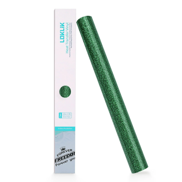 LOKLiK HTV Glitter Green 0,9 m