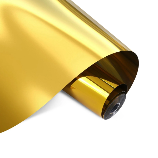 LOKLiK püsiv vinüül peegel metallik Gold 1,8 m