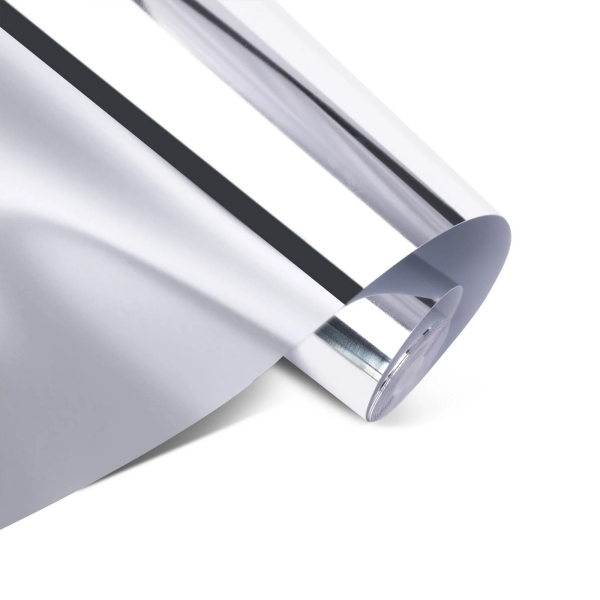 LOKLiK püsiv vinüül peegel metallik Silver 1,8 m