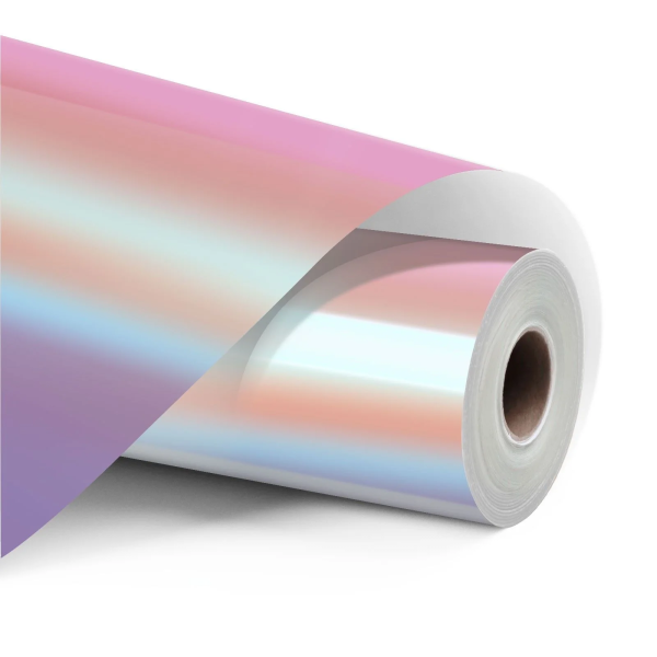 LOKLiK püsiv vinüül Holo Iridescent Pink 0,9 m