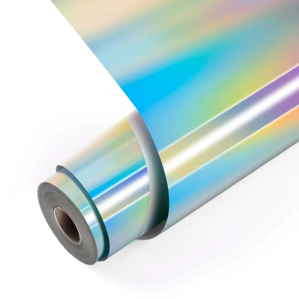 LOKLiK püsiv vinüül Holo Iridescent Silver 0,9 m