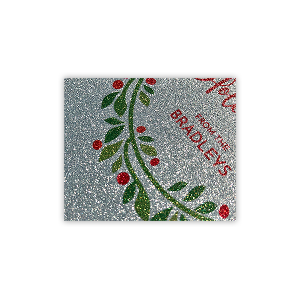 Prinditav glitterkartong, 280 g/m², Letter