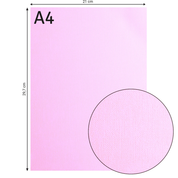 Tekstuurne kartong Lilac, 216 g/m², A4