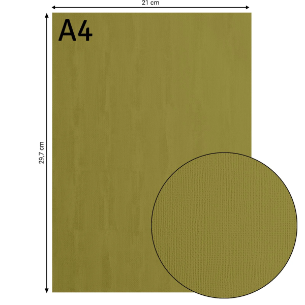 Tekstuurne kartong Acacia, 216 g/m², A4